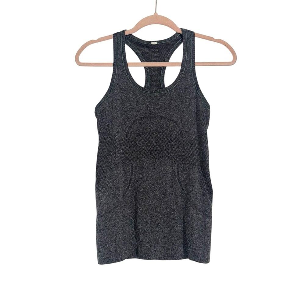 Lululemon Swiftly Tech Racerback Heather Gray Athletic Tank 4